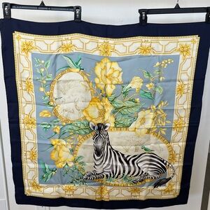 Authentic Ferragamo Silk Scarf